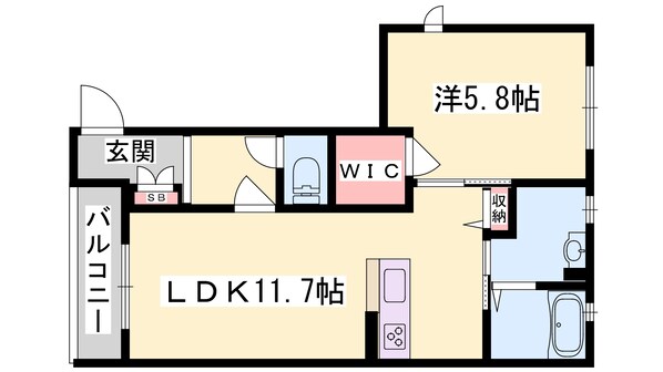 シャーメゾン　ソンリッサの物件間取画像